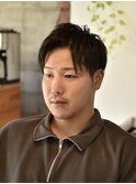 抜け感フェザーアップバング【メンズカット/メンズヘア】