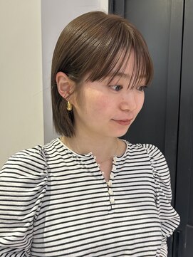 トレス(TRESS) 秋カラー/透明感カラー/くすみカラー/顔まわりカット/秋カラー