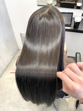 サロウィン 池袋(SALOWIN) オリーブベージュ × 美髪ストレート × 髪質改善 #328