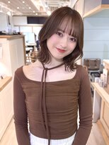 プラグ バイ ネオリーブ(plug by neolive)&nbsp;チェリーブラウン×髪質改善[髪質改善/縮毛矯正/韓国]