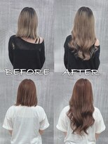 リップ 大阪本店(LIP)&nbsp;【レミー100%最高級人毛/ロング】シールエクステ60枚+カラー