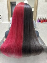 ロア 熊本(LOA)&nbsp;ビビットレッド×ブラック　ツートーン　10代20代30代40代