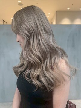 アルバム 銀座(ALBUM GINZA) オリーブベージュロンググレージュブリーチ_ba561781