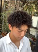 スパイキーアップバング