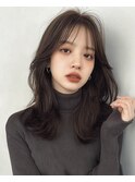ココアベージュ/オリーブグレー/小顔/黒髪[立川/髪質改善]