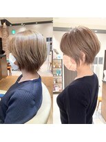 バンプ ギンザ(BUMP GINZA) 30代40代50代絶壁解消白髪ぼかし面長似合う若見えショートヘア伊