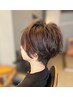 パーマ(ハーフ)で欲しいところにふんわり+クレイエステ5分で頭皮メンテナンス