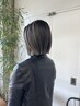 白髪ぼかしハイライト＋ケアカラー＋3ステップトリートメント