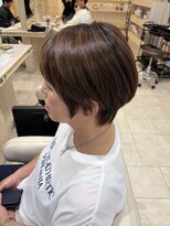 アッシュ 仙川店(Ash)&nbsp;大人可愛い40代50代60代前下がりショートボブ丸みショート
