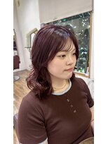 イタクラ 赤道店 (ITAKURA)&nbsp;ニュアンスパーマ/カシスブラウン/暖色系カラー/パーマ女子