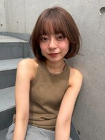 ブラウヘアアンドケア(care) 丸みシルエットの大人可愛い愛されボブ