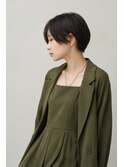大人のセンターパートショート