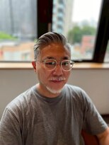 ザマンニューヨーク メンズ 白金店(THE MAN NewYork)&nbsp;大人外国人風グレービジネスヘア