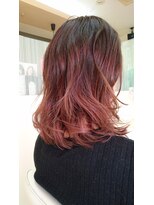 ダスティ 豊科駅前店(Dasty)&nbsp;グラデーション　ヴァイオレットアッシュ