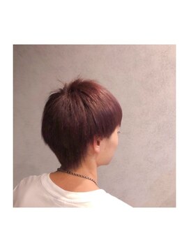 ヘアサロンエム 川越(HAIR SALON M) 外ハネボブ/アッシュブラウン/ネオウルフ/デザインカラー