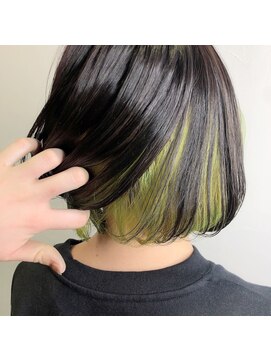 テクライズ 豊橋店(TECHRISE) ☆お洒落インナーカラー×クリアグリーン☆