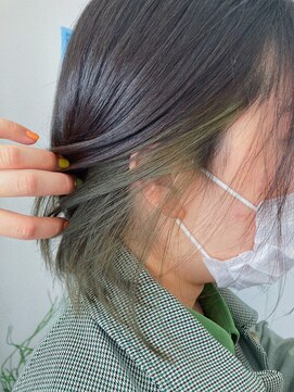 リマイル(remile) ドキドキの初カラーはインナーカラーから始めるのも◎