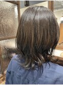 肩ハネボブウルフ×ハイライトカラー♪#透明感カラー