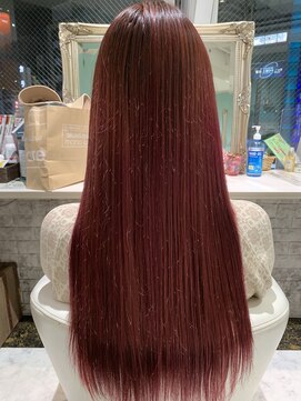 ミエルヘアーエスト 新宿店(mielhair est) ハイトーン×ピンクグラデーション