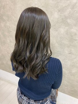 モザイク(MOSAIQUE) 【東三国/新大阪】ナチュラルカラー+コテ巻きウェーブ