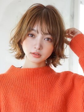 アグ ヘアー シーア 守山店(Agu hair sia) 《Agu hair》毛先ランダムが可愛いフワボブ
