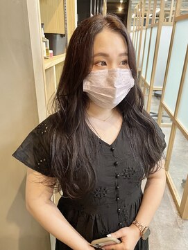 フレーム なんば店(FRAME) ●艶感たっぷりラベンダーカラー