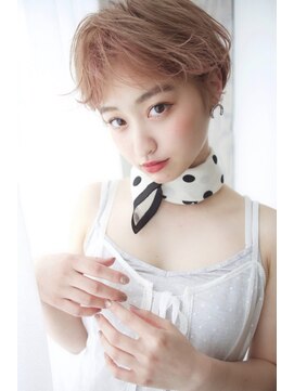 グランアージュ 船橋南口店(grandage) フェザーバング/チャンモリ/春パーマ/ピンクベージュ/小顔