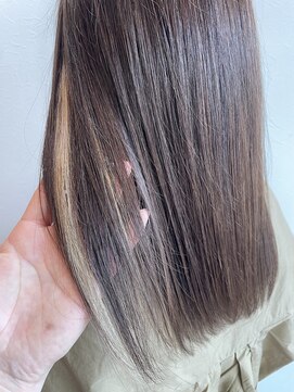 リラックスアンドスタイリング リアン(RELAX＆STYLING Lien) ベージュカラーカラーXイヤリングカラー