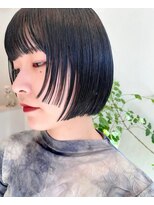 スロウ 代官山(Sraw)&nbsp;外ハネボブ/ペールベージュ[代官山/代官山駅/髪質改善/ショート]