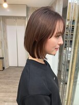 ナンバー リコ 名駅 ジャム 名古屋(N° rico JAM)&nbsp;伸ばしかけボブ　ミディアムボブ　ショコラアッシュ