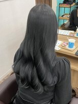 カーフリヘア ウル 千葉店(Kahuli hair Ulu) 韓国/地下風カラー/ブルーブラック
