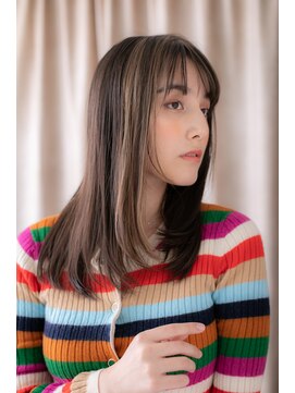 モッズヘア 越谷(mod's hair) グレージュアッシュオンブレレイヤーロングY越谷20代30代40代