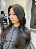 韓国レイヤー/韓国風/ボブ/髪質改善/黒髪/ブリーチなし〔池袋〕