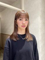 パーク(PAAQ)&nbsp;【haru】フルバング/ミルクティーベージュ