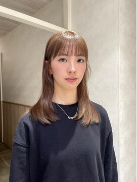 パーク(PAAQ) 【haru】フルバング/ミルクティーベージュ