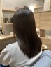【髪質改善】憧れのツヤツヤに！髪質改善トリートメント付きカラー￥10230→