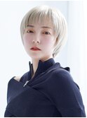 【La fith】ハンサムショート×美シルエット×ハイトーンカラー