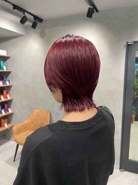 シャルムバイケンジ(Charm.by KENJE) 【色持ち抜群】ワンブリーチで作る「ボルドーカラー」