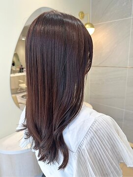 ミズチャーム(Ms.CHARM) ウエットヘア/ロング/透明感カラー