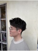 【伊藤指名限定】刈り上げアップバング×シャドウパーマ