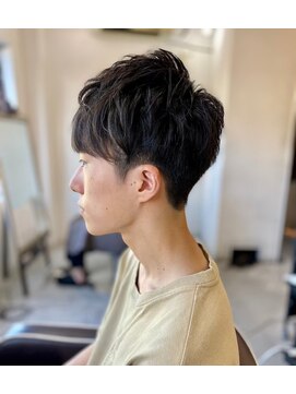 ソイクフ 高田馬場店(SOY-KUFU) MEN’S HARE アッシュブラックカルマパーマ