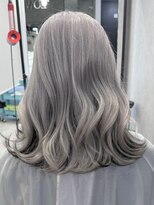 ロウル 渋谷(LOWRL)&nbsp;シルバーインナーブラック/ブリーチ