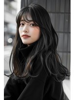 ラナ 新宿(lana)&nbsp;くびれヘア/レイヤーカット/ロング/前髪/暗髪【lana hair 新宿】