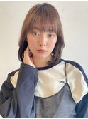 内巻きミディアム大人可愛いミディアムレイヤー２０代３０代