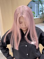 スタン 渋谷(Stam)&nbsp;ベビーピンクハイライトミルクティーピンクハイトーンカラー渋谷