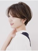 前下がりショート・ボブ/絶壁解消/前髪あり/40代/30代/内巻き