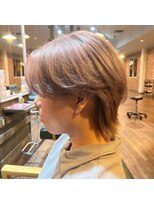 ヘアーデザイン ディードット(Hair design D.)&nbsp;センターパートウルフ