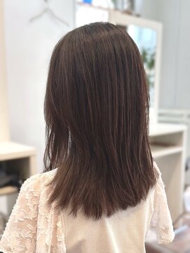 ランデ(RANDE) 白髪染め白髪ぼかし大人かわいいミディアムショートボブ40代50代