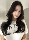 【MOE】韓国レイヤーカット×透明感艶カラー