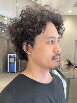 ピークアブー 原宿ハラカド(PEEK-A-BOO) ひし形シルエットのメンズクリームパーマ